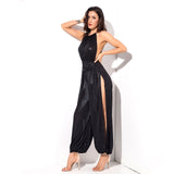 Lady Killer Black Cut Out Jumpsuit - Fashion Genie Boutique