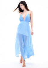 My Beloved Blue Maxi Dress - Fashion Genie Boutique