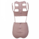 Set The Serene Nude Monokini Swimsuit - Fashion Genie Boutique