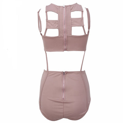 Set The Serene Nude Monokini Swimsuit - Fashion Genie Boutique