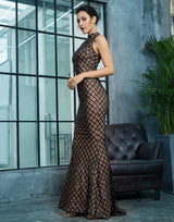 Sparkle Delight Black Glitter Embellished Maxi Dress - Fashion Genie Boutique