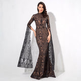 Once Upon A Time White Glitter Fishtail Maxi Dress - Fashion Genie Boutique