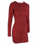 Rock Candy Black Studded Bandage Mini Dress - Fashion Genie Boutique