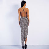 Wild Thing Leopard Print Plunge Maxi Dress - Fashion Genie Boutique