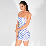 Checking You Out White Iridescent Sequin Mini Dress - Fashion Genie Boutique