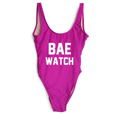 Bae Watch One Piece Swimsuit - Fashion Genie Boutique
