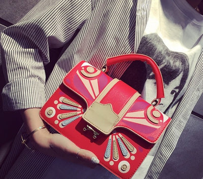 Butterfly Patchwork Tote Handbag - Fashion Genie Boutique