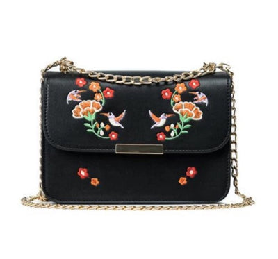 Embroidered Crossbody Handbag - Fashion Genie Boutique
