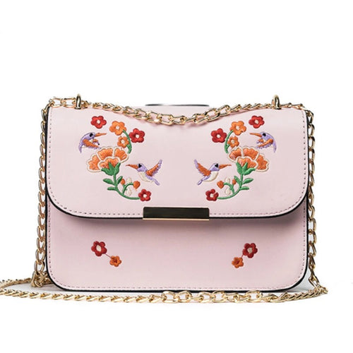 Embroidered Crossbody Handbag - Fashion Genie Boutique