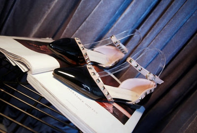 Between Me and You Black Studded Pumps - Fashion Genie Boutique