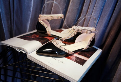 Between Me and You Black Studded Pumps - Fashion Genie Boutique