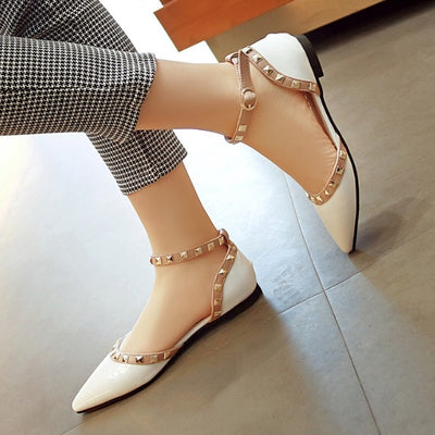 Between Me and You White Studded Pumps - Fashion Genie Boutique