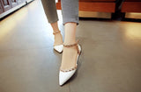 Between Me and You White Studded Pumps - Fashion Genie Boutique
