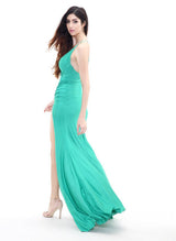 Tropicool Green Spilt Maxi Dress - Fashion Genie Boutique