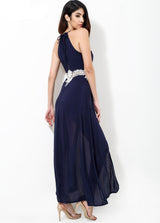 California Dreaming Navy Maxi Skirt Playsuit - Fashion Genie Boutique