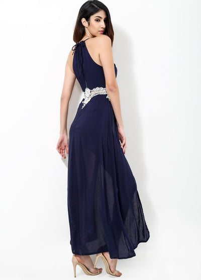 California Dreaming Navy Maxi Skirt Playsuit - Fashion Genie Boutique