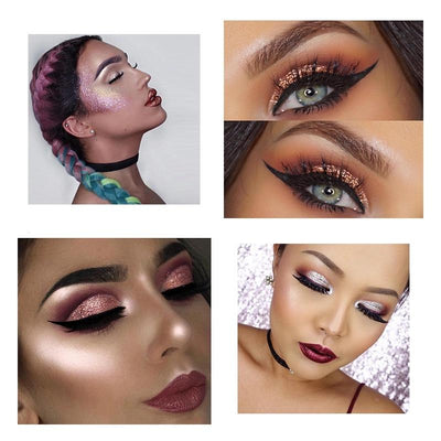 TZ Cosmetics Single Pressed Powder Glitter Eyeshadow - Fashion Genie Boutique