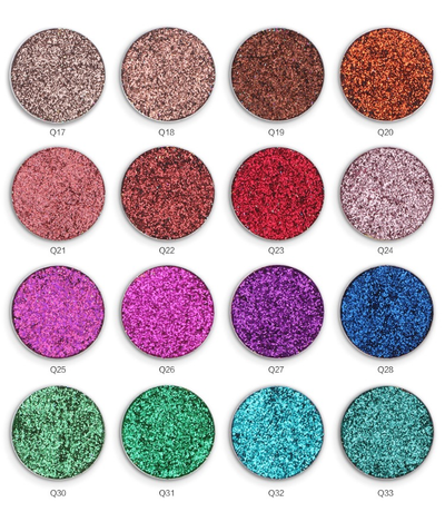 TZ Cosmetics Single Pressed Powder Glitter Eyeshadow - Fashion Genie Boutique