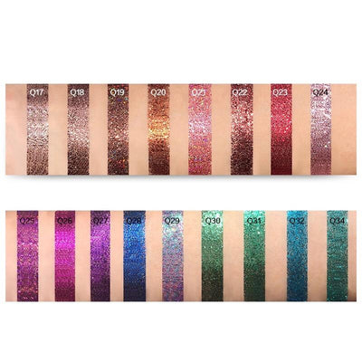 TZ Cosmetics Single Pressed Powder Glitter Eyeshadow - Fashion Genie Boutique
