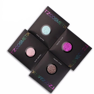 TZ Cosmetics Single Pressed Powder Glitter Eyeshadow - Fashion Genie Boutique