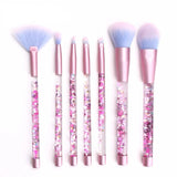 Aquariumb Mermaid Glitter Make Up Brushes - Fashion Genie Boutique