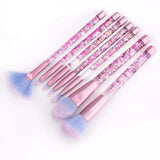 Aquariumb Mermaid Glitter Make Up Brushes - Fashion Genie Boutique