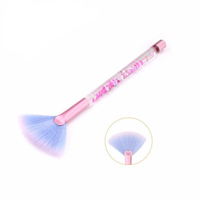Aquariumb Mermaid Glitter Make Up Brushes - Fashion Genie Boutique