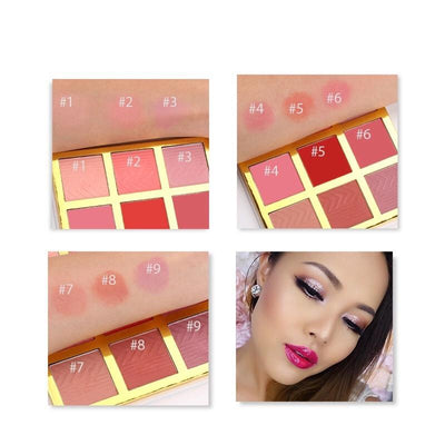 TZ Cosmetics Rosy Powder Blush Palette - Fashion Genie Boutique