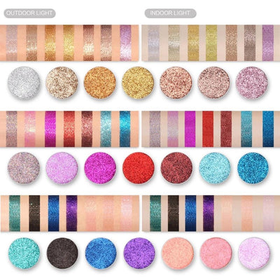 TZ Cosmetics Glitter & Gloss Eyeshadow Palette - Fashion Genie Boutique