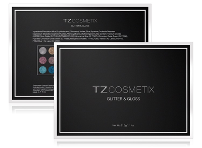 TZ Cosmetics Glitter & Gloss Eyeshadow Palette - Fashion Genie Boutique