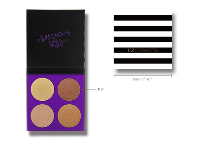 TZ Cosmetics Luminous Start Highlighter Palette - Fashion Genie Boutique