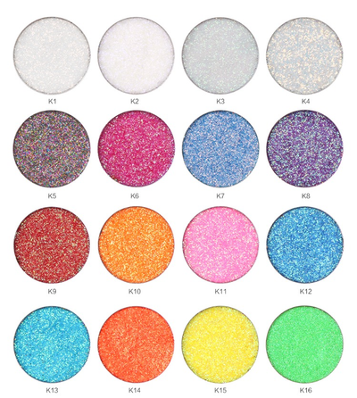 TZ Cosmetics Single Pressed Powder Glitter Eyeshadow - Fashion Genie Boutique