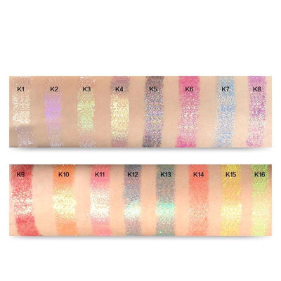 TZ Cosmetics Single Pressed Powder Glitter Eyeshadow - Fashion Genie Boutique