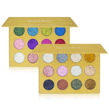 IMagic Beauty Glitter 12 Color Eyeshadow Palette - Fashion Genie Boutique