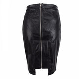 Sin City Faux Leather Studded Mini Skirt - Fashion Genie Boutique