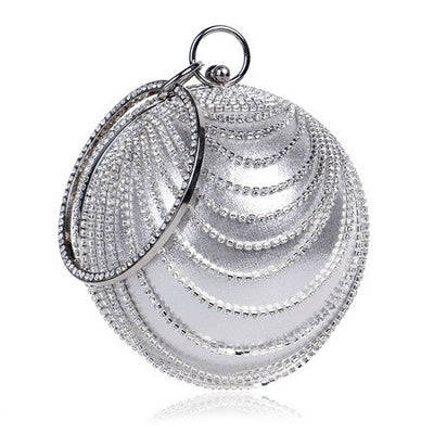 Fiona Round Clutch Bag - Fashion Genie Boutique