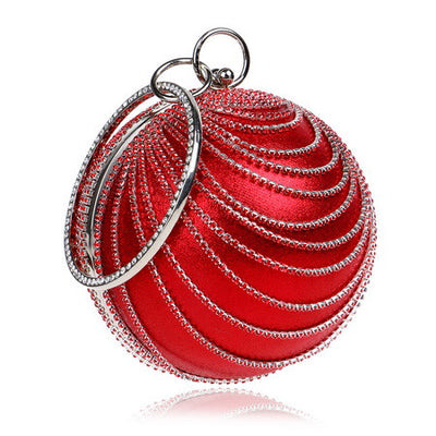 Fiona Round Clutch Bag - Fashion Genie Boutique