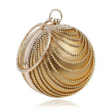 Fiona Round Clutch Bag - Fashion Genie Boutique