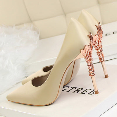 Platinum Status Statement High Heels - Fashion Genie Boutique
