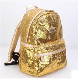 Rose Gold Sequin Mini Backpack - Fashion Genie Boutique