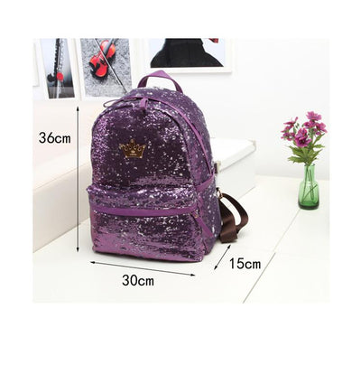 Rose Gold Sequin Mini Backpack - Fashion Genie Boutique