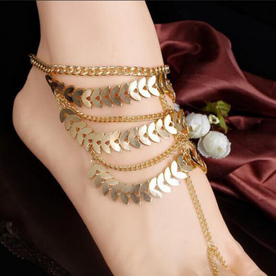 Pretty Paws Pendant Anklet Foot Jewellery- 1 Pair - Fashion Genie Boutique