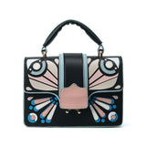 Butterfly Patchwork Tote Handbag - Fashion Genie Boutique