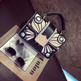 Butterfly Patchwork Tote Handbag - Fashion Genie Boutique