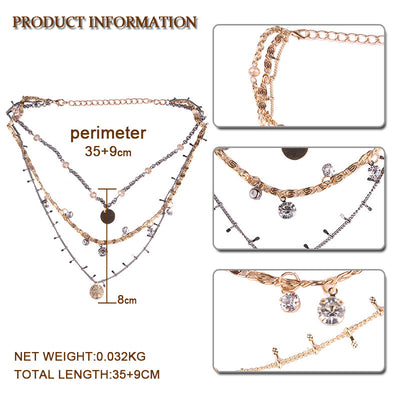 Layered Choker Necklace - Fashion Genie Boutique