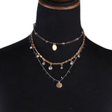 Layered Choker Necklace - Fashion Genie Boutique