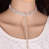 Rhinestone Collar Necklace - Fashion Genie Boutique