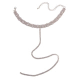 Rhinestone Collar Necklace - Fashion Genie Boutique