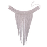 Tassel Choker Statement Necklace - Fashion Genie Boutique