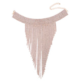 Tassel Choker Statement Necklace - Fashion Genie Boutique
